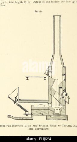 Bild von Seite 240 des 'Hochzeit Basic Bessemer Prozesses. Übersetzt [aus der Ergänzung des Autors Darstellung des Eisens Schmiedbaren "berechtigt", Basische Bessemer oder Thomas Prozess"]... von W. B. Ph 0003. Stockfoto