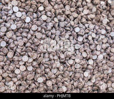 Detail Bild von Chocolate Chips Stockfoto