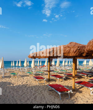 Beach Malediven des Salento, Lido Marini, Puglia, Italien Stockfoto