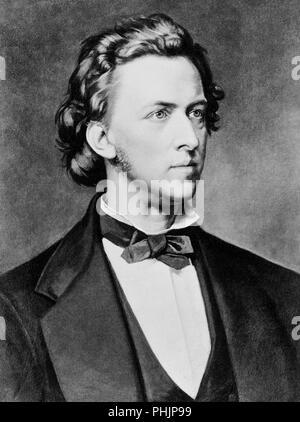 Portrait von Frederic Francois Chopin Stockfoto