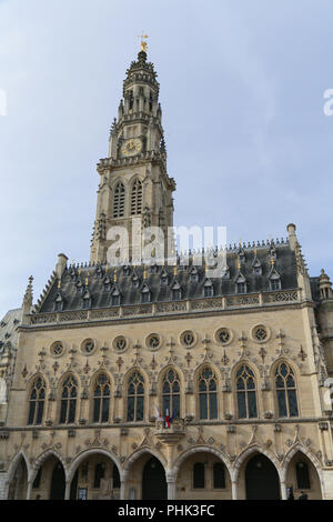 Rathaus von Arras Stockfoto