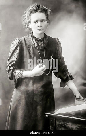 Portrait der Wissenschaftlerin Marie Curie Stockfoto