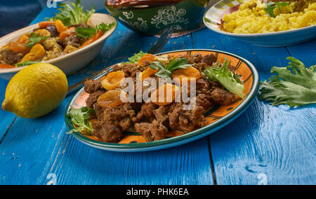 Südafrikanischen Kalahari Hackfleisch curry Stockfoto