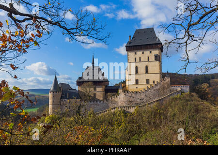 Burg Karlstein in Tschechien Stockfoto