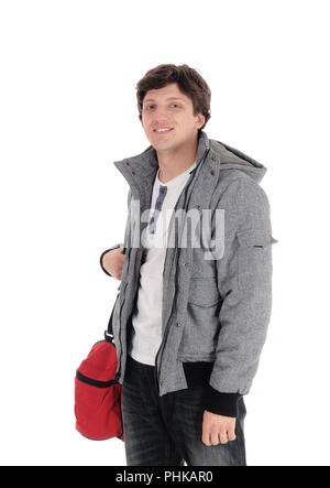 Schließen Sie herauf Bild für einen jungen gutaussehenden Mann Stockfoto