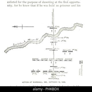 Bild von Seite 225 "Der Bürgerkrieg an der Grenze. Eine Erzählung von Operationen in Missouri, Kansas, Arkansas und die indische Hoheitsgebiet während der Jahre 1861-62 (1863-65), auf den offiziellen Berichten... Zweite Ausgabe, r0011. Stockfoto