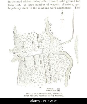 Bild von Seite 342 "Der Bürgerkrieg an der Grenze. Eine Erzählung von Operationen in Missouri, Kansas, Arkansas und die indische Hoheitsgebiet während der Jahre 1861-62 (1863-65), auf den offiziellen Berichten... Zweite Ausgabe, r0079. Stockfoto