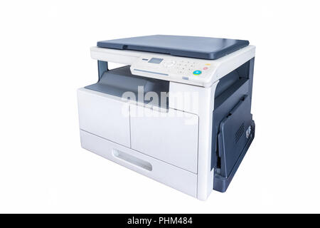 Office Multifunktionsdrucker isoliert Stockfoto