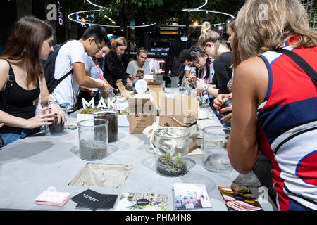 Berlin, Deutschland. 01 Sep, 2018. Arena Berlin, Brot und Butter powered by Zalando. & Brot & Butter ist eine jährliche Berliner Veranstaltung und ein das ganze Jahr über Online shopping Hub von Zalando. Credit: Beata Siewicz/Pacific Press/Alamy leben Nachrichten Stockfoto