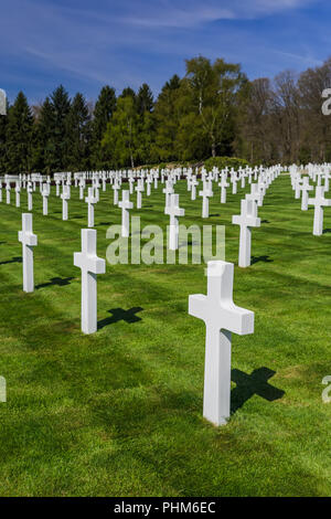 American Memorial Cemetery des Zweiten Weltkrieges in Luxemburg Stockfoto