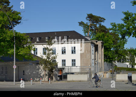 Botschaft der Vereinigten Staaten von Amerika, Konsular-Abteilung, Clayallee, Zehlendorf, Berlin, Deutschland Stockfoto