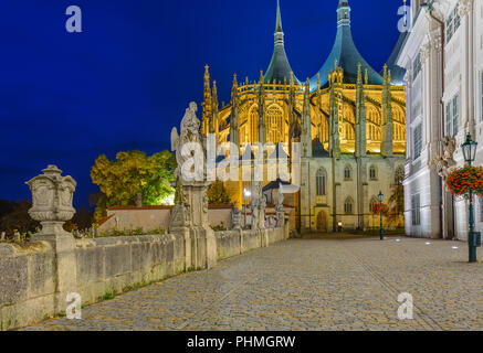 St Barbara Kirche in der Stadt Kutna Hora - Tschechische Republik Stockfoto