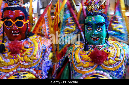 Die jährlichen Chinesischen baumzucht Festival in der Innenstadt von Kuala Lumpur. Sollte jeder Pflanze einen Baum oder Blume an diesem Tag. Stockfoto