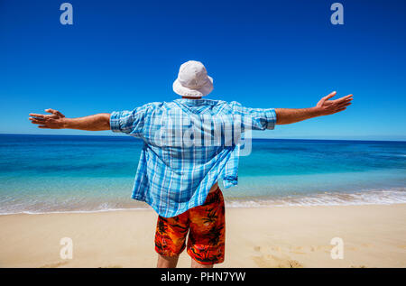 Hawaiian Strand Stockfoto