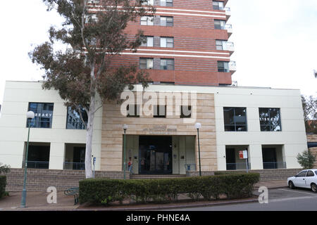 Sutherland Bibliothek, 30-36 Belmont Street, Sutherland NSW 2232 Stockfoto