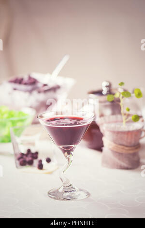 Von Johannisbeere Cocktail Stockfoto