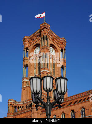 Rotes Rathaus; Rathaus; Berlin; Deutschland; Stockfoto