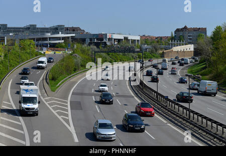 Autobahn A 100, Sachsendamm, Schöneberg, Berlin, Deutschland Stockfoto