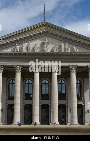 Nationaltheater, Max-Joseph-Platz, Muenchen, Bayern, Deutschland Stockfoto