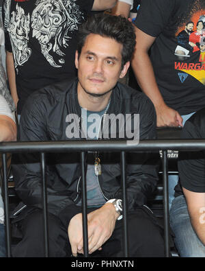 Chicago, Illinois, USA. 1. Sep 2018. Sänger John Mayer besucht die Ausverkauft 'All in'-Event an der Sears Centre am 1. September 2018 in Chicago, Illinois. Credit: George Napolitano/Medien Punch/Alamy leben Nachrichten Stockfoto