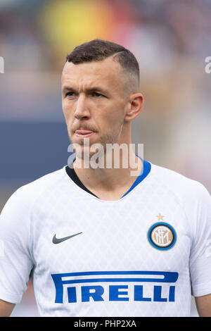 Bologna, Italien. 01 Sep, 2018. Ivan Perisic (Inter) während Erie der Italienischen eine "Übereinstimmung zwischen Bologna 0-3 Inter zu Renato Alle Ara Stadion am 01 September, 2018 in Bologna, Italien. (Foto von Maurizio Borsari/LBA) Quelle: Lba Co.Ltd./Alamy leben Nachrichten Stockfoto