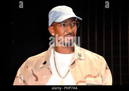 Berlin, Deutschland. 02 Sep, 2018. Jérôme Boateng auf der Bread & Butter von Zalando 2018 in der Arena Berlin. Berlin, 02.09.2018 | Verwendung der weltweiten Kredit: dpa/Alamy leben Nachrichten Stockfoto