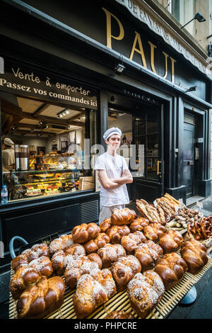 Bäckerei Paul, Aix-en-Provence, Frankreich, Europa. Stockfoto