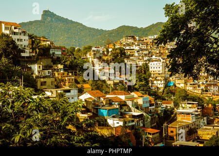 Favela in Rio De Janeiro, Brasilien Stockfoto