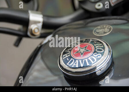 Harley-Davidson Sportster 883 R Motorrad, London, UK Stockfoto