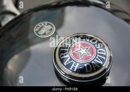 Harley-Davidson Sportster 883 R Motorrad, London, UK Stockfoto