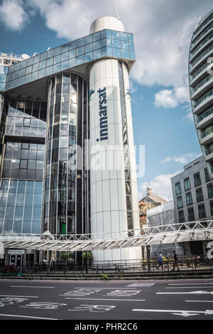 Inmarsat Büros auf der alten Straße, Kreisverkehr, London, UK Stockfoto