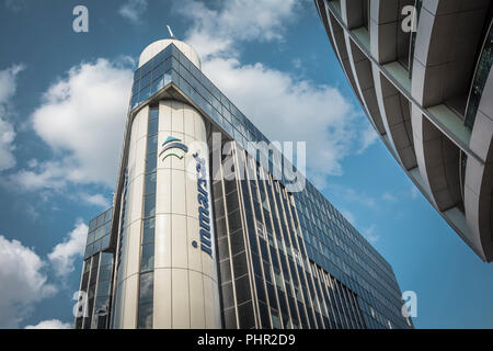 Inmarsat Büros auf der alten Straße, Kreisverkehr, London, UK Stockfoto