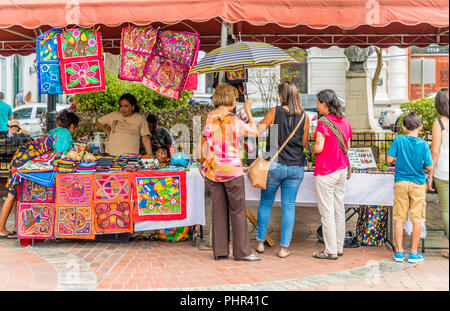 Eine typische Ansicht in Panama City in Panama. Stockfoto