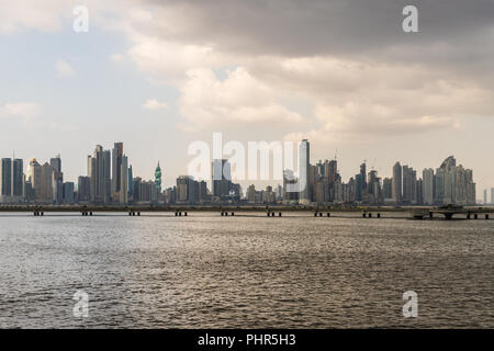 Eine typische Ansicht in Panama City in Panama. Stockfoto