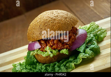 Asiatische Sloppy Joes Stockfoto