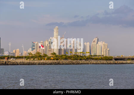 Eine typische Ansicht in Panama City in Panama. Stockfoto