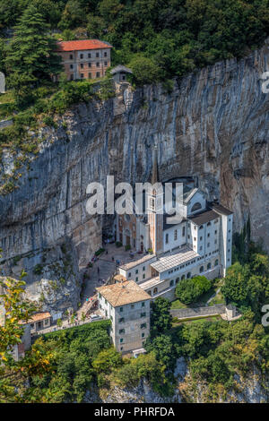 Madonna della Corona Spiazzi, Gardasee, Venetien, Italien, Europa Stockfoto