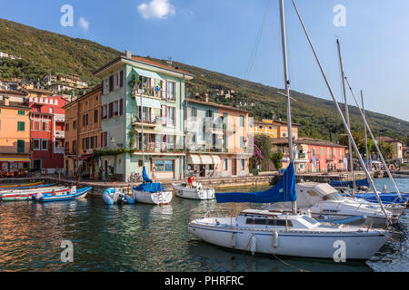 Castelletto di Brenzone, Venetien, Gardasee, Italien, Europa Stockfoto