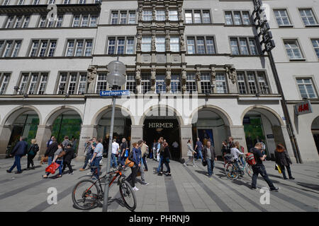 Hirmer, Kaufingerstrasse, Muenchen, Bayern, Deutschland Stockfoto