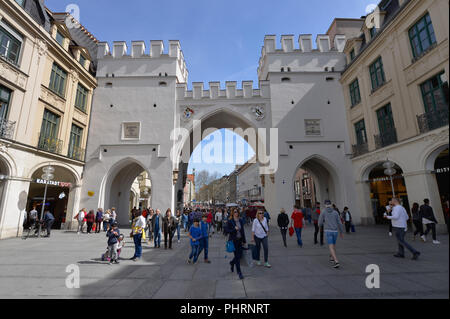 Das karlstor, Neuhauser Straße, Muenchen, Bayern, Deutschland Stockfoto