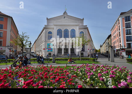 Theater, Gaertnerplatz, Muenchen, Bayern, Deutschland Stockfoto