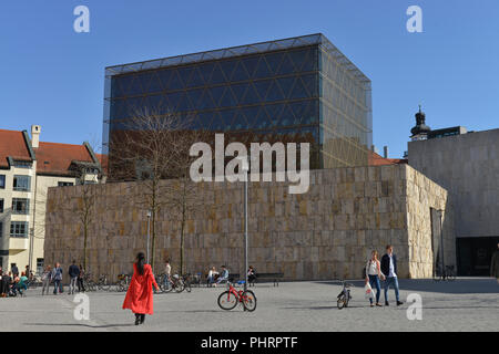 Hauptsynagoge Ohel Jakob, Juedisches Zentrum, Sankt-Jakobs-Platz, Muenchen, Bayern, Deutschland Stockfoto