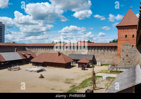 Burg in der Stadt Lida Stockfoto
