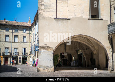 Uzès, Frankreich, Europa. Stockfoto