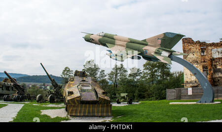 Air Military Museum in Turanj, Kroatien Stockfoto