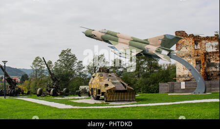 Air Military Museum in Turanj, Kroatien Stockfoto