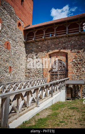 Burg in der Stadt Lida Stockfoto