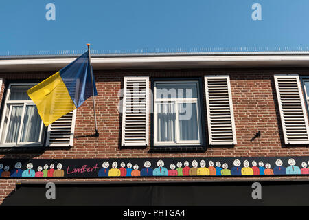 OOTMARSUM, Niederlande - 31. JULI 2018: Ootmarsum ist eine Stadt in der niederländischen Provinz Overijssel. Es ist ein Teil der Gemeinde Dinkelland. Stockfoto