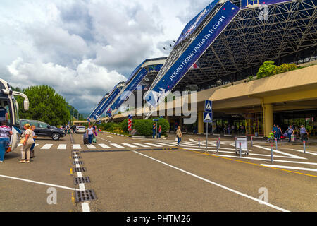 Sochi, Russland - 29. 2018. Ein Adler International Airport Stockfoto