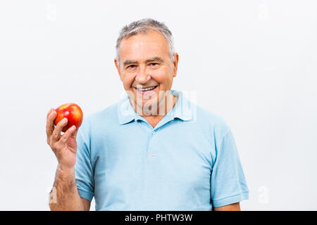 Gesunder Snack für ältere Menschen Stockfoto